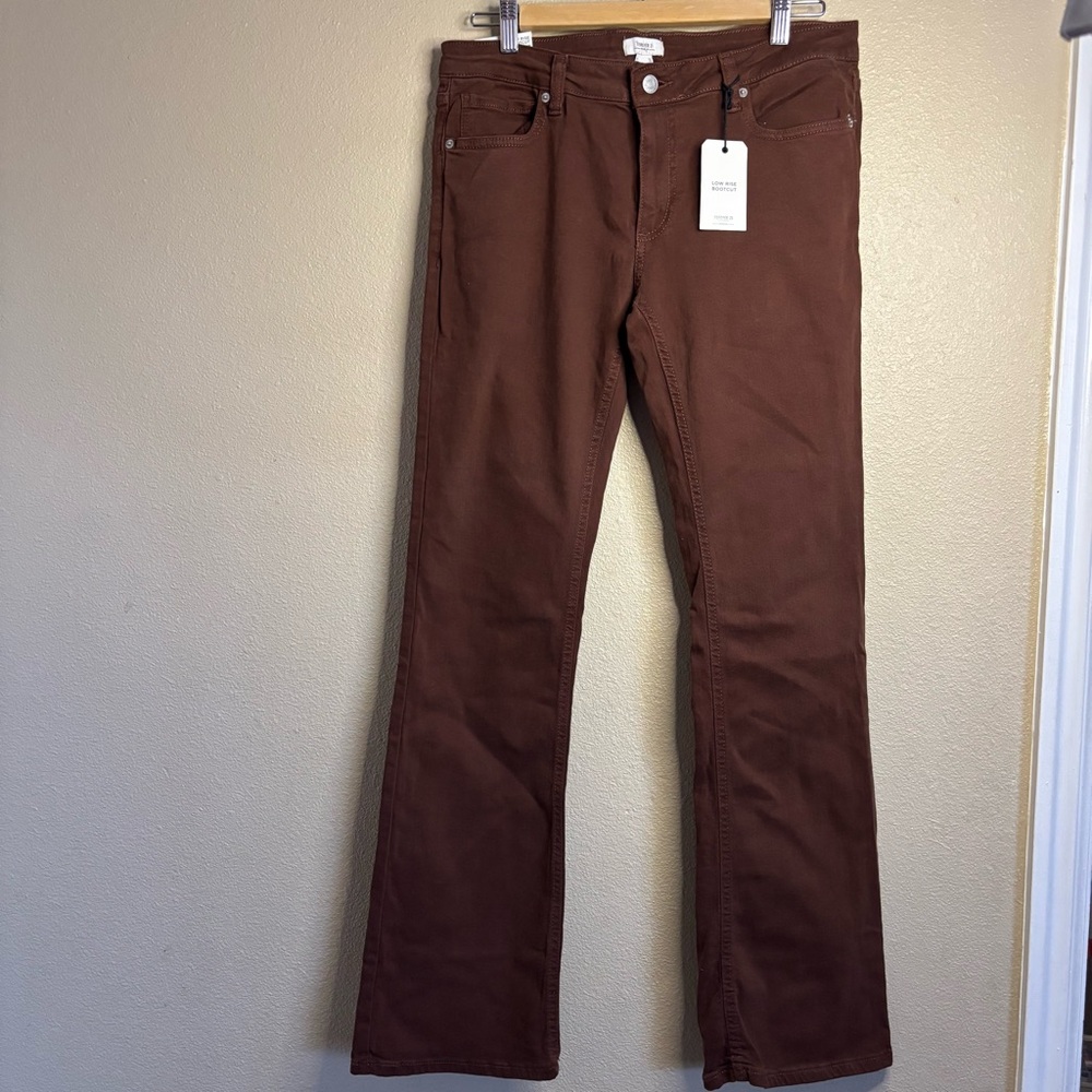 Forever 21 Chocolate Brown Denim size 28